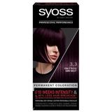  Перманентна боя за коса-Syoss Professional Performance Permanent Blond Cool and Ashy Anti-Yellow Effect Baseline, нюанс 3_3 Dark Violet