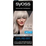 Перманентна боя за коса-Syoss Professional Performance Permanent Blond Cool and Ashy Anti-Yellow Effect Baseline, нюанс 12_59 Cool Platinum Blond
