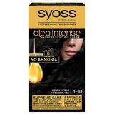  Полуперманентна боя за коса-Syoss Professional Performance Oleo Intense Permanent Oil Color, нюанс 1-10 Интензивно черно
