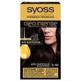  Полуперманентна боя за коса-Syoss Professional Performance Oleo Intense Permanent Oil Color, нюанс 2-10 Много тъмен шатен