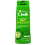  Почистващ шампоан за мазна коса  Garnier Fructis Pure Fresh Pepino Purifying, 360 мл