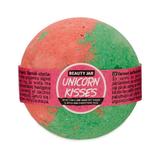 Ефервесцентна топка за вана с ягоди, ревен, бадемово масло и витамин Е Beauty Jar, 150 гр