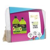  Подаръчен комплект Nature Box със студено пресовано масло от авокадо: шампоан 385 мл + балсам 385 мл