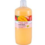Кремообразен течен сапун с масло от камелия, екстракти от манго и карамбола,  Fresh Juice1000 мл