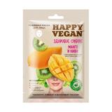 Текстилна маска за здравословен блясък с екстракти от манго, киви и  растения Happy Vegan, Fitocosmetic 25 мл