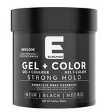  Черен гел за коса - Elegance Gel + Color Strong Hold Black, 250 мл