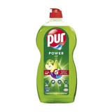 Течен препарат за миене на съдове с аромат на ябълка - Pure Power 5+, 450 мл