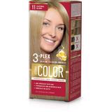 Перманентна крем боя- Aroma Color 3-Plex Permanent Hair Color Cream, нюанс 11 Natural Blond, 90 мл