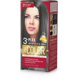 Перманентна крем боя- Aroma Color 3-Plex Permanent Hair Color Cream, нюанс 21 Extreme Silver, 90 мл