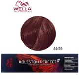 Перманентна крем боя - Wella Professionals Koleston Perfect ME+ Vibrant Reds, нюанс 55/55 интензивно светло кестеняво интензивен махагон