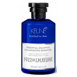  Шампоан 2 в 1 за всички типове коса - Keune Essential Shampoo, 250 мл
