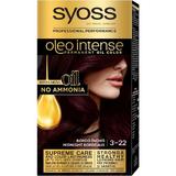 Полуперманентна боя за коса - Syoss Professional Performance Intense Oil Permanent Oil Color, нюанс  3-22 Bordo Inchis