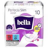 Дневни абсорбенти - Bella Perfecta Slim Violet Silky Drai, 10 бр