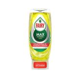 Препарат за съдове с аромат на лимон - Fairy Max Power Lemon, 450 мл
