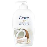 Подхранващ течен сапун с кокосово масло и бадемово мляко - Dove Nourshing Secrets Restoring Ritual Hand Wash, 250 мл