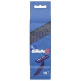  Самобръсначка с 2 ножчета - Gillette Blue II, 10 бр