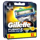 Резервни части за самобръсначка Gillette Fusion Proglide Power - Gillette Fusion 5 Proglide Power, 8 бр