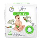 Памперси-гащичкиl Maxi - Happy Pants Maxi, размер 4, 24 бр