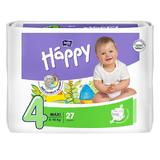  Памперси Happy Pants Maxi за деца, размер 4, 27 бр