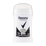  Дезодорант стик против изпотяване за мъже - Rexona MotionSense Invisble Black & White 48h, 40 мл