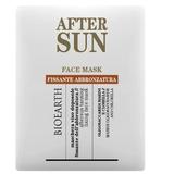  Маска тип салфетки за еднократна употреба Bronze Fixing Sapkin Mask - Bioearth After Sun Face Mask Fixing Tanning, 1 бр