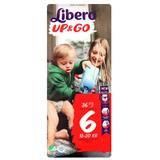 Бебешки гащички - Libero Up & Go, размер 6 (13-20 кг), 36 бр