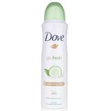  Дезодорант спрей против изпотяване с аромат на краставица и зелен чай - Dove Go Fresh, 150 мл