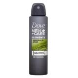 Дезодорант спрей против изпотяване с минерали и градински чай за мъже - Dove Men + Care Elements Minerals + Sage, 150 мл