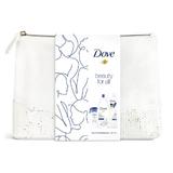 Хидратиращ подаръчен комплект - Dove Beauty for All Подхранващ дезодорант стик 40 мл + Душ гел 250 мл + Лосион за тяло 250 мл + Подаръчна торбичка