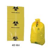 Торба за биологично опасни отпадъци - Prima Yellow Bag with Biological Hazard Sign 40 литра