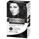  Перманентна крем боя- Kolora Permanent Color Cream, нюанс 1.0 Intense Black, 120 мл