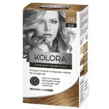 Перманентна крем боя- Kolora Permanent Color Cream, нюанс  7.0 Natural Blonde, 120 мл