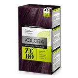 Полутрайна крем боя - Kolora Zero No Ammonia Color Cream, нюанс  4.9 Violet Passion, 120 мл
