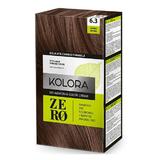 Полутрайна крем боя - Kolora Zero No Ammonia Color Cream, нюанс 6.3 Amber Brown, 120 мл