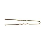 Златни вълнисти фиби - Lussoni Hr Acc Wavy Pins Golden 4.5 см, 300 бр