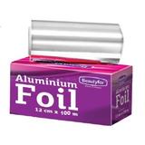 Ролка от алуминиево фолио - Beautyfor Aluminium Foil for Hairdressing 14 микрона, 0,12 м х 100 м