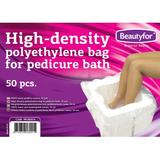 Полиетиленови торбички за еднократна употреба за педикюр - Beautyfor Polyethylene bags for Pedicure Bath,50 бр