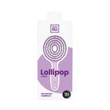 Лилава четка за коса Ilu Hairbrush Detangling Lollipop Purple Candy