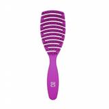Четка за коса - Ilu Brush Easy Detangling Purple