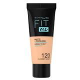 Фон дьо тен - Maybelline Fit Me! Matte + Poreless Normal to Oily Skin, нюанс 120 Classic Ivory, 30 мл