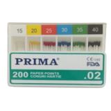 Хартиени стоматологични щифтове Prima асорти 15-40, 200 броя
