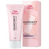 Прозрачна полуперманентна боя - Wella Professionals Shinefinity Zero Lift Glaze, нюанс 09/65 Pink Shimmer (много светло русо махагоново лилаво, 60 мл