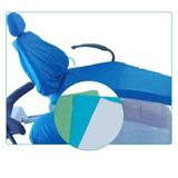 Комплект за защита на стоматологичният стол Prima, PPSB син, универсален размер