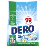 Автоматичен прах за пране с бял ирис и цветя от романита Dero 2in1 Concentrated Powder, 3 kg
