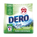  2 в 1 концентриран прах за автоматично пране Dero Freshness of the Mountain, 300 гр