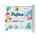 Мокра тоалетна хартия - Pufina Junior Sensitive, 42 бр