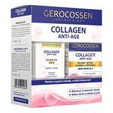 Комплект с колагенова мицеларна вода против стареене и колагенов крем против стареене против бръчки, Gerocossen Laboratoires, 1 опаковка 