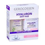 Подаръчен комплект Hyaluron Anti-Age - Дневен крем против бръчки с SPF 10, 50 мл и мицеларна вода 3 в 1, 300 мл, Gerocossen