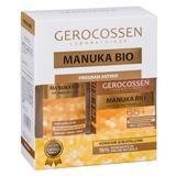 Подаръчен комплект Manuka Bio - Възстановяващ крем против бръчки 65+, 50 мл и мицеларна вода 3 в 1, 300 мл, Gerocossen