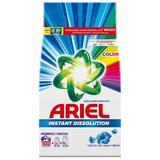 Автоматичен перилен препарат на прах за цветни дрехи - Ariel Instant Dissoltion Touch of Lenor Fresh, 100 пранета, 7500 гр